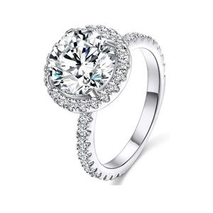 NIB Moissanite engagement ring